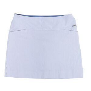 SC & Co Women’s 2X Skort Seersucker Striped Pockets Pull-On Athletic Stretch